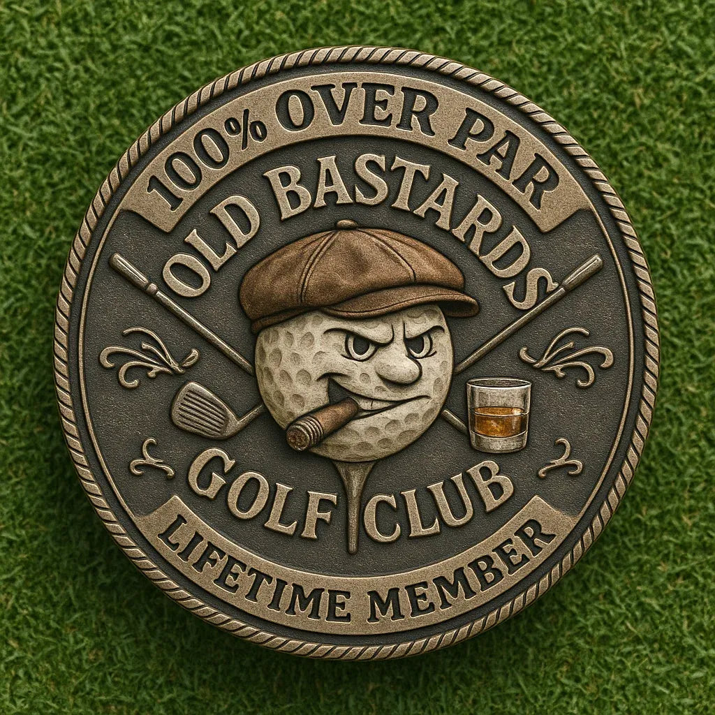 ⛳️"Over Par Old Bastards" Golf Coin🏌️‍♂️