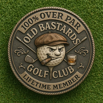⛳️"Over Par Old Bastards" Golf Coin🏌️‍♂️