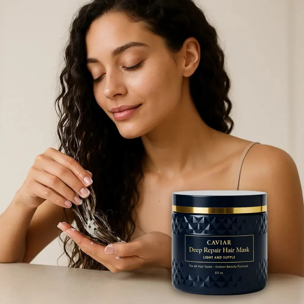 Hot Sale🔥Korean Caviar Hair Mask – Deep Repair (16.9 fl.oz. / 500ml)