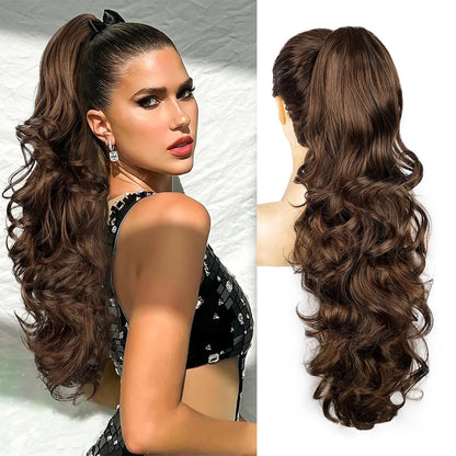 ✨ First 100 :2nd ltem 60% Off⚡Clip-in Big Wavy Ponytail Extension
