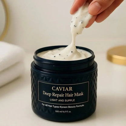 Hot Sale🔥Korean Caviar Hair Mask – Deep Repair (16.9 fl.oz. / 500ml)