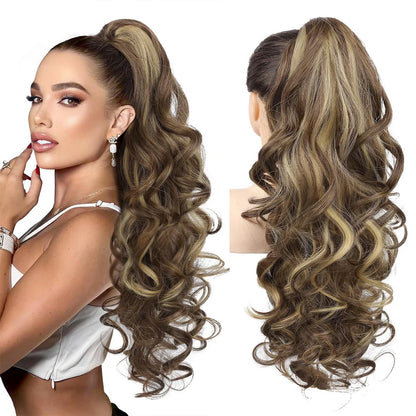 ✨ First 100 :2nd ltem 60% Off⚡Clip-in Big Wavy Ponytail Extension
