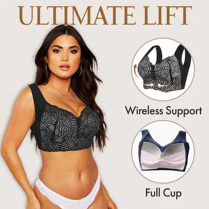 【⏰2+1 Free⏰】🌸Mega Sale💐Ultimate Lift Stretch Full Shape Seamless Lace Bra