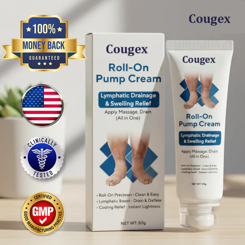 🔥First 100 :2nd ltem 60% Off🔥Roll-On Pump Cream for Lymphatic Drainage & Swelling Relief