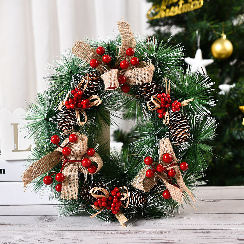 Christmas Wreath-Pine cone series