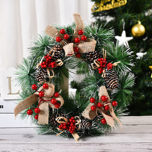 Christmas Wreath-Pine cone series