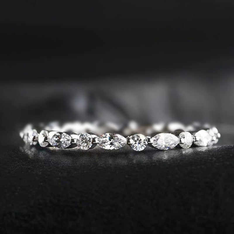 HOT SALE 🔥Eternity Wedding Band - Round Cut Diamonds
